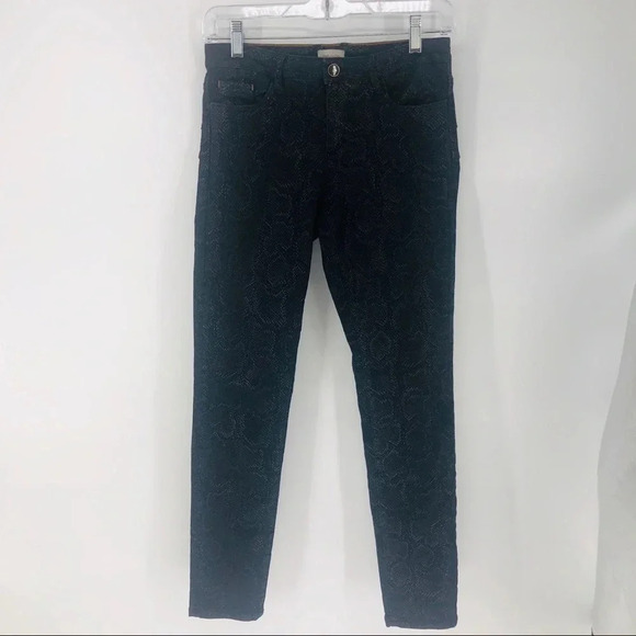 Italian May June Stretch Snakeskin Jeans - Picture 1 of 5